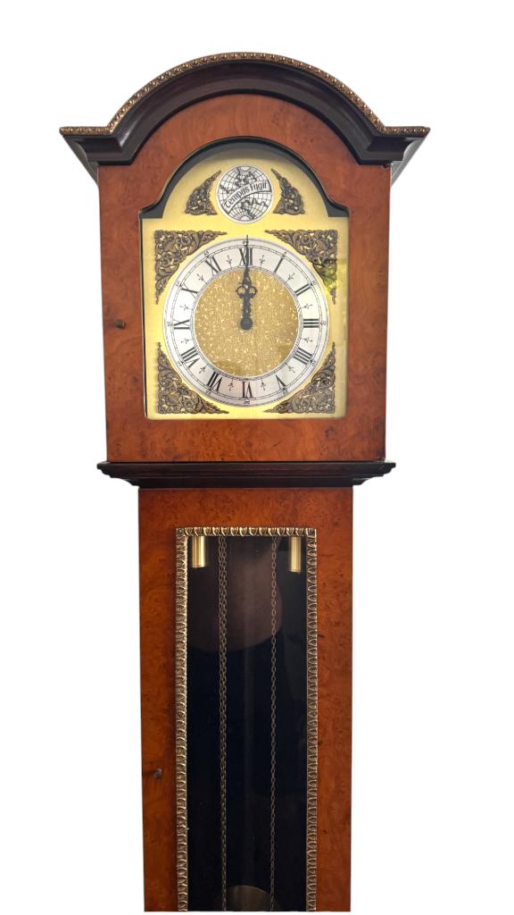 Prachtige Italiaanse staande klok – “Tempus Fugit”, Ophalen