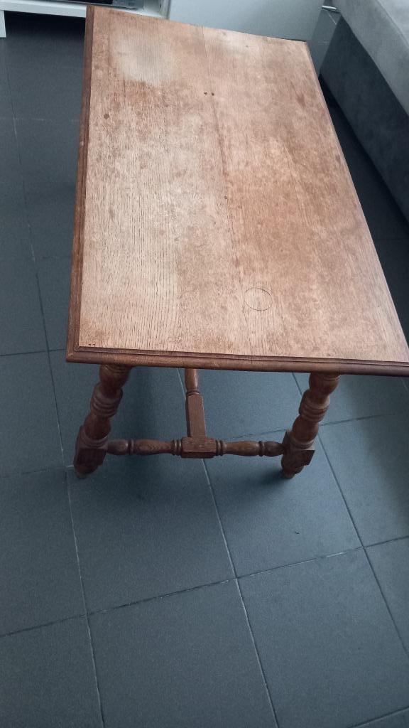 vintage woonkamertafel om te restaureren, Ophalen of Verzenden, Gebruikt