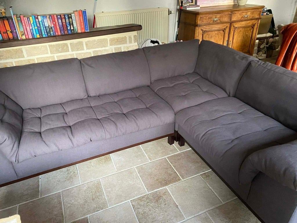 Canapé d’angle gris, Maison & Meubles, Canapés | Salons, Utilisé, Banc d'angle, Quatre personnes ou plus, 250 à 300 cm, 150 cm ou plus
