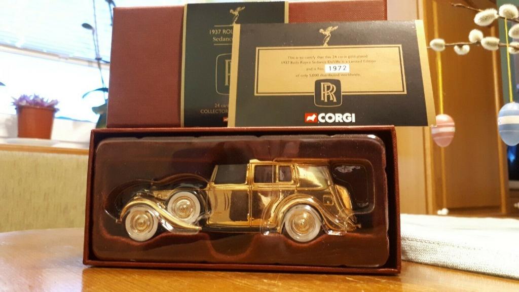 Coffret JAMES BOND 007 Goldfinger ROLLS ROYCE GOLD CORGI GB, Ophalen of Verzenden, Nieuw, Auto, Corgi