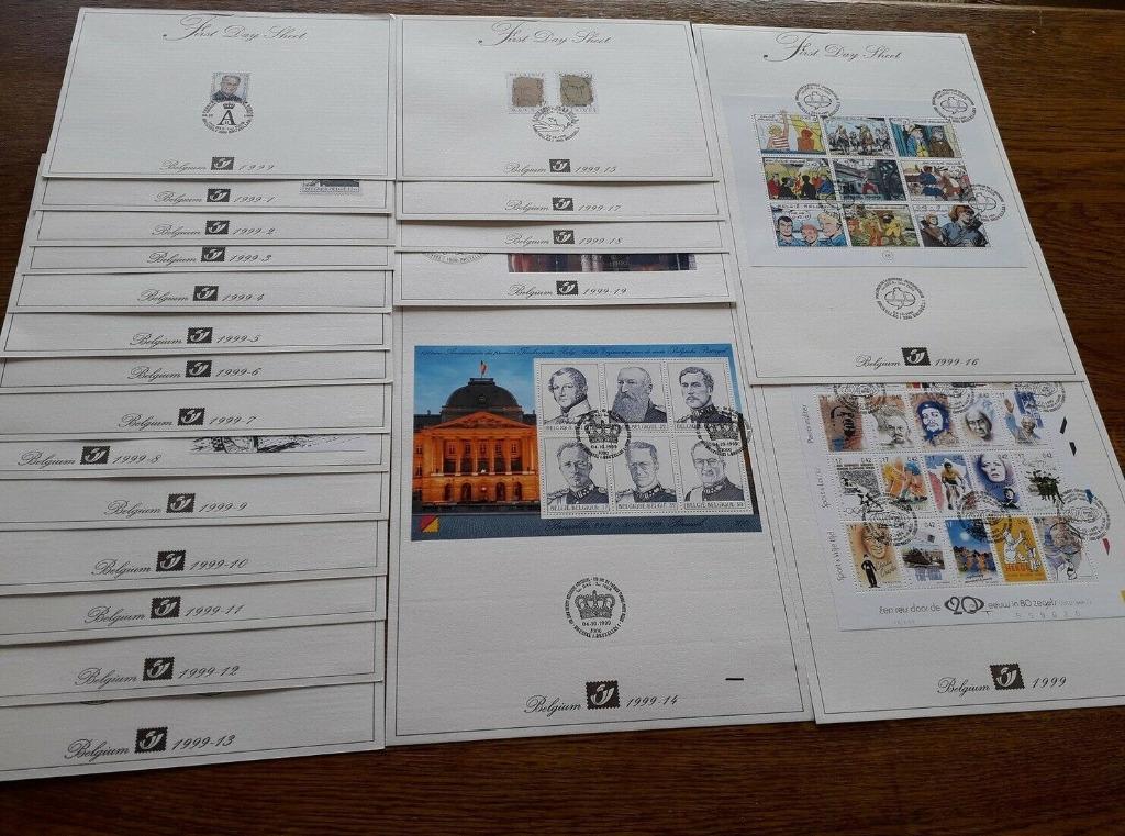 Année 1999 : année complète FDS (21 pièces), Enlèvement