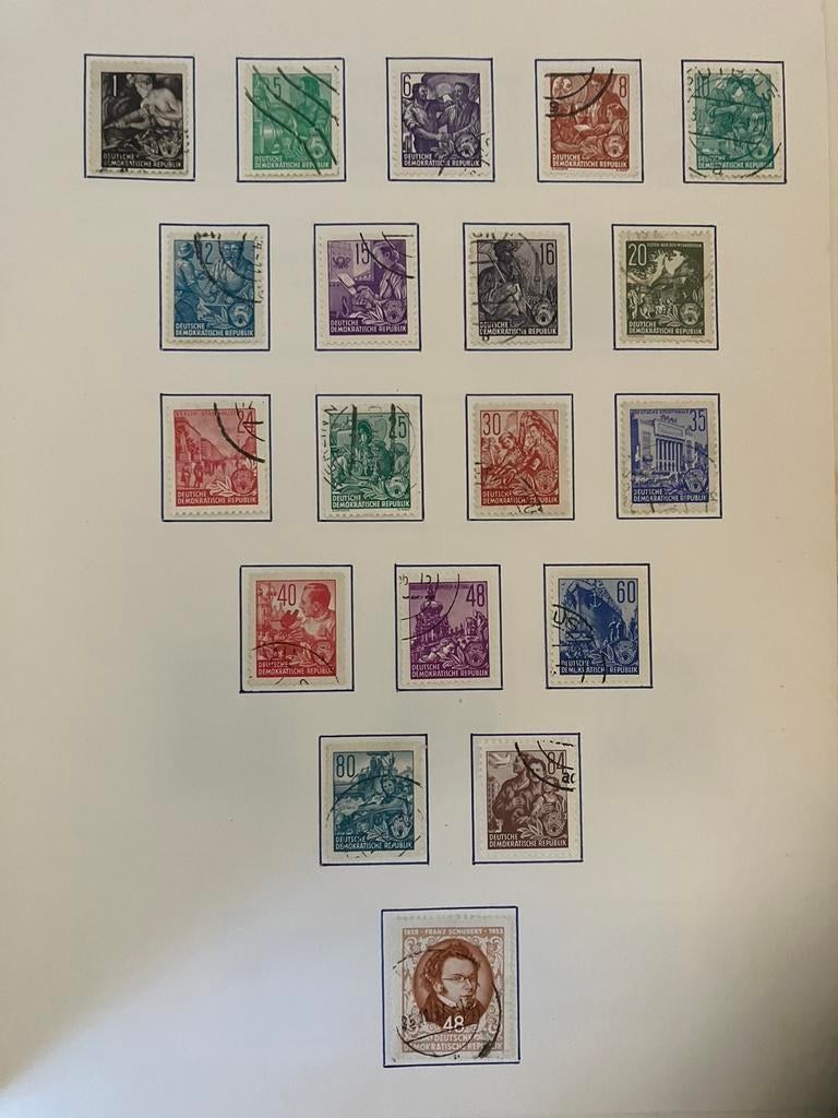Postzegelalbum DDR, Postzegels en Munten, Postzegels | Volle albums en Verzamelingen, Ophalen of Verzenden