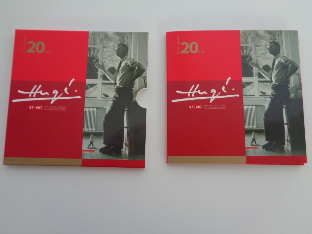 Collection. 20 Euro, Hergé, 2007 Belgique,, Verzamelen, Complete verzamelingen en Collecties, Ophalen of Verzenden