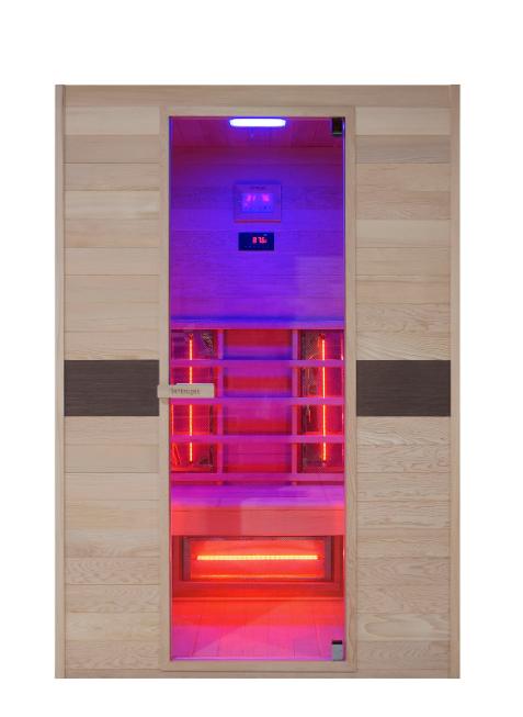 Interline Ruby Infraroodcabine – 2 Persoons, Sport en Fitness, Sauna, Zo goed als nieuw, Complete sauna, Infrarood, Ophalen of Verzenden