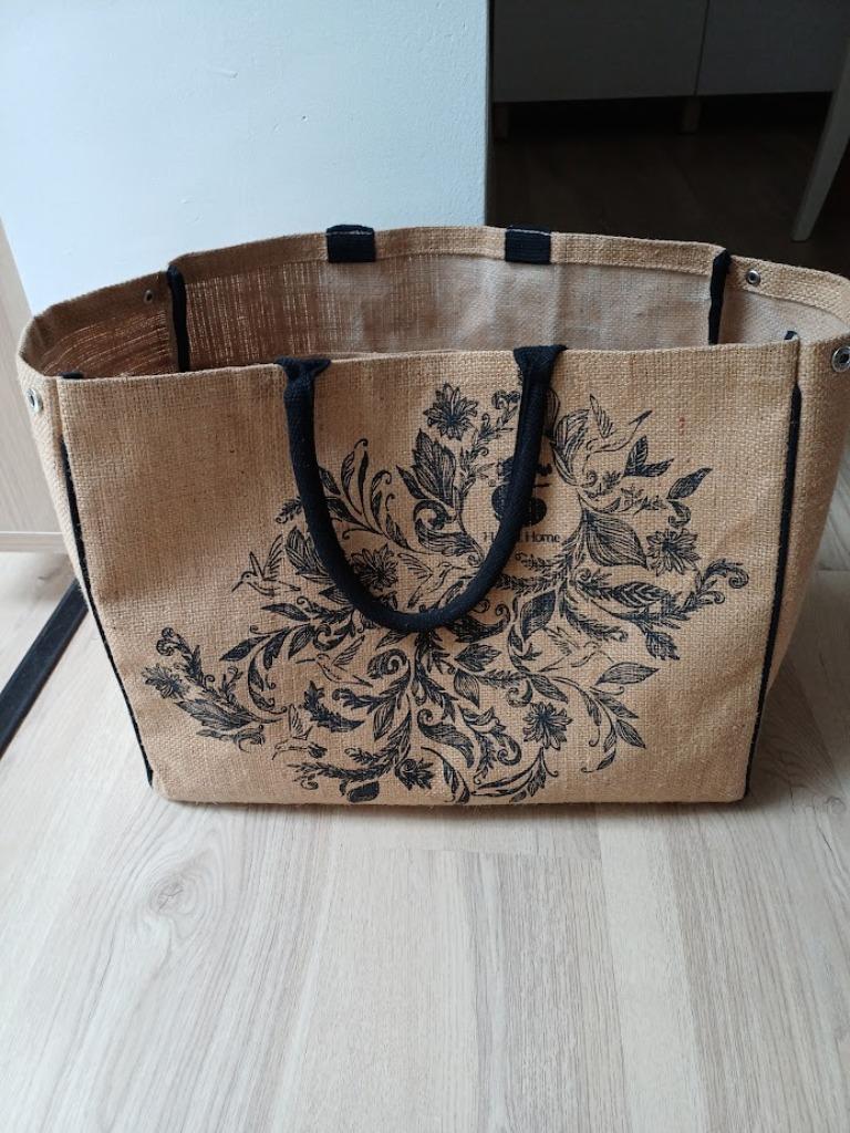 Grand sac H2O en jute, Enlèvement, Comme neuf