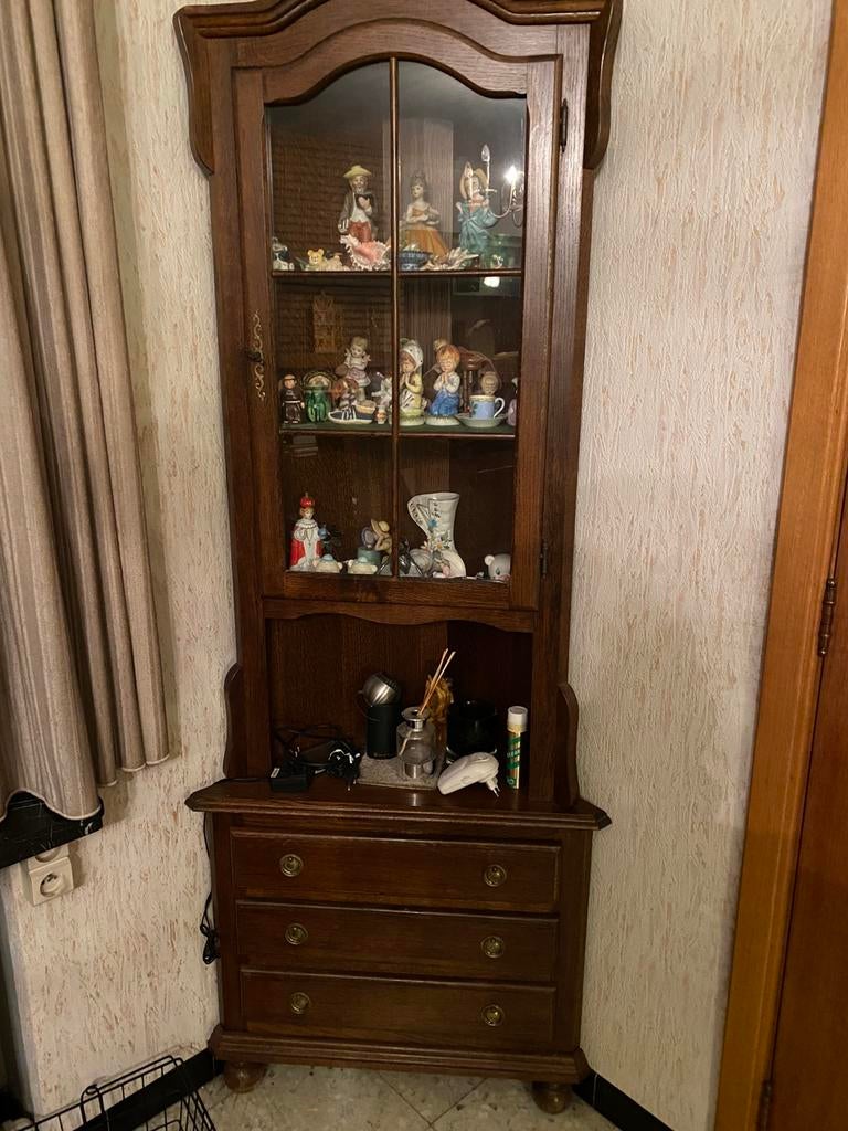 Hoekkast, Huis en Inrichting, Kasten | Vitrinekasten, Ophalen, Zo goed als nieuw