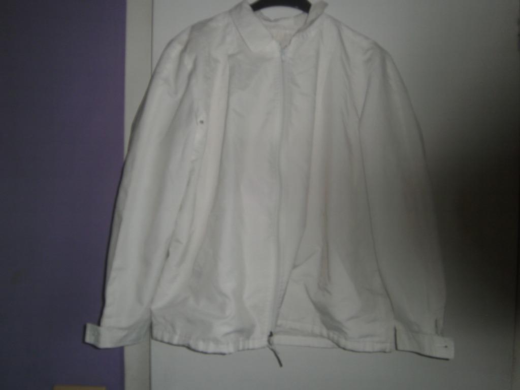 zomerjas  wit retro vintage XXL, Kleding | Dames, Jassen | Zomer, Gedragen, Maat 46/48 (XL) of groter, Wit, Ophalen of Verzenden
