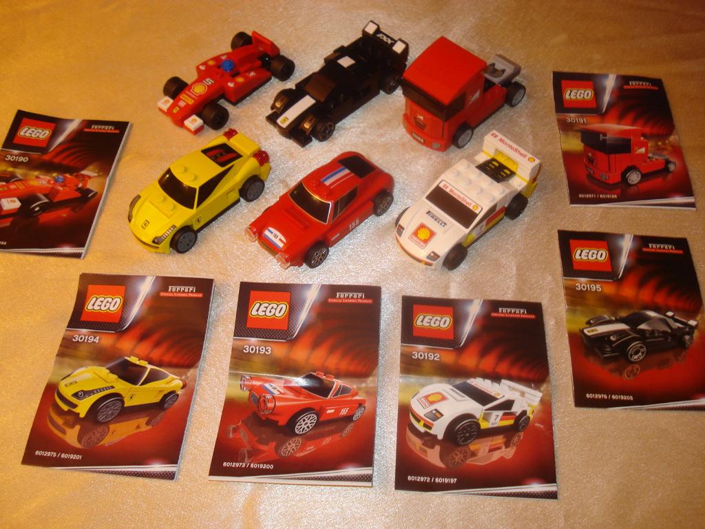 LEGO Lot de 6 Ferrari Voitures à Friction Complètes, Enfants & Bébés, Jouets | Duplo & Lego, Neuf, Lego, Ensemble complet, Enlèvement ou Envoi