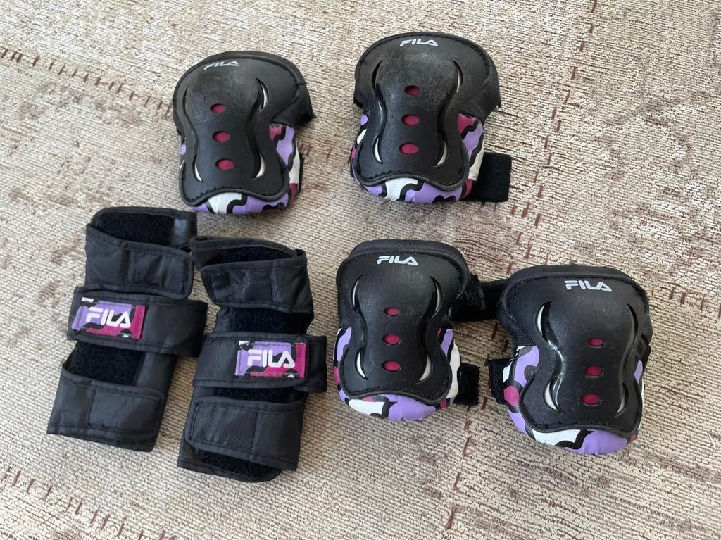 Beschermset Fila voor rolschaatsen maat XXS., Enlèvement, Utilisé, Enfants