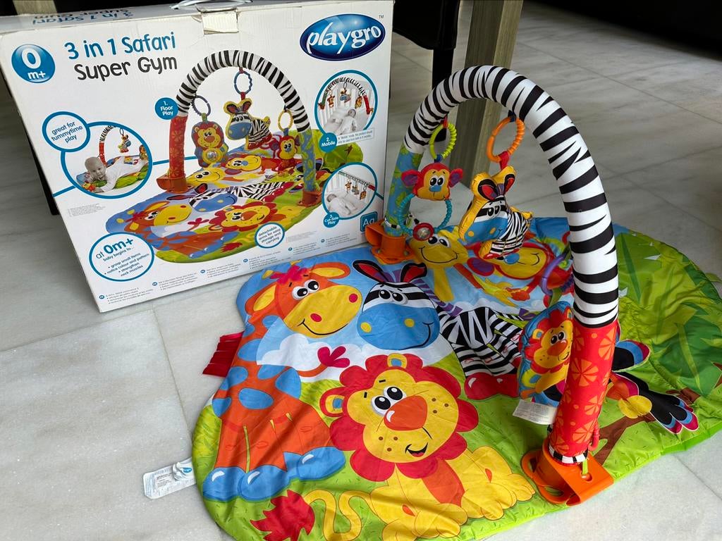 Kleurrijke Speelmat Playgro / Super gym, Ophalen, Zo goed als nieuw