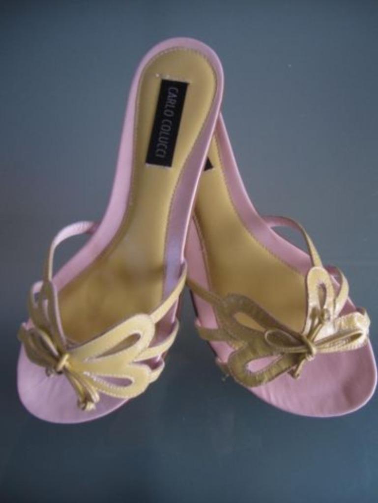 Gratis Verzenden | Carlo Colucci nieuwe gele slippers 39, Verzenden, Geel, Nieuw, Slippers