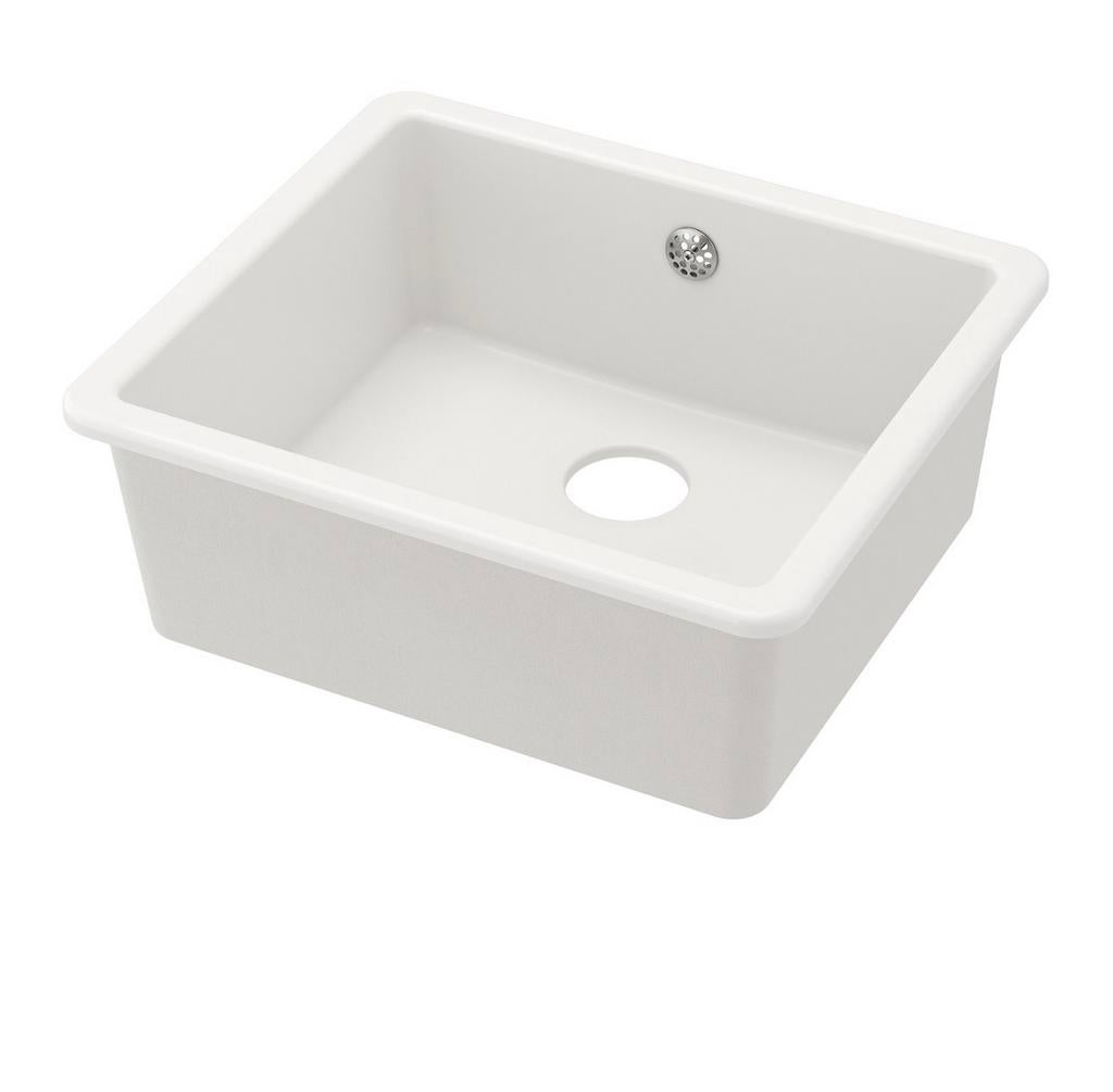 Witte landelikke pompsteen wasbak keuken, Enlèvement, Utilisé