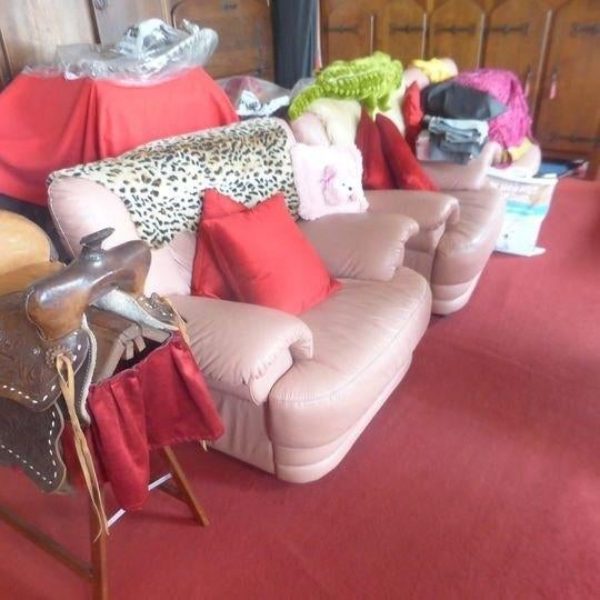 4 fauteuils cuir vintage, Enlèvement, Utilisé, Autres matériaux