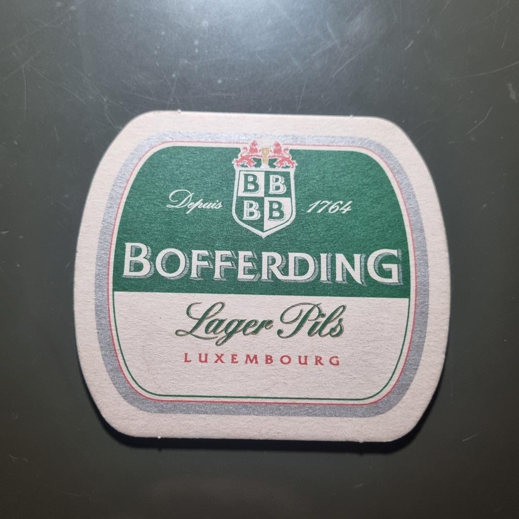 Sous Bock Bofferding (modèle 4), Collections, Marques de bière, Enlèvement ou Envoi, Utilisé, Sous-bock, Autres marques