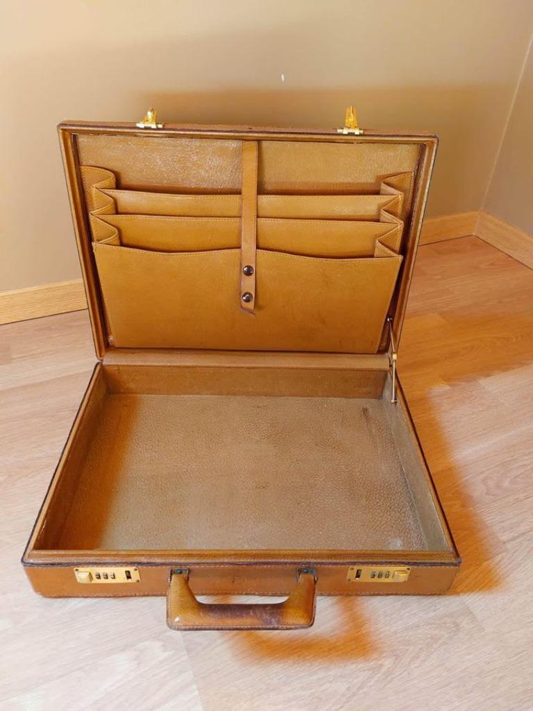 Vintage / retro aktetas - merk: Clyde, Ophalen