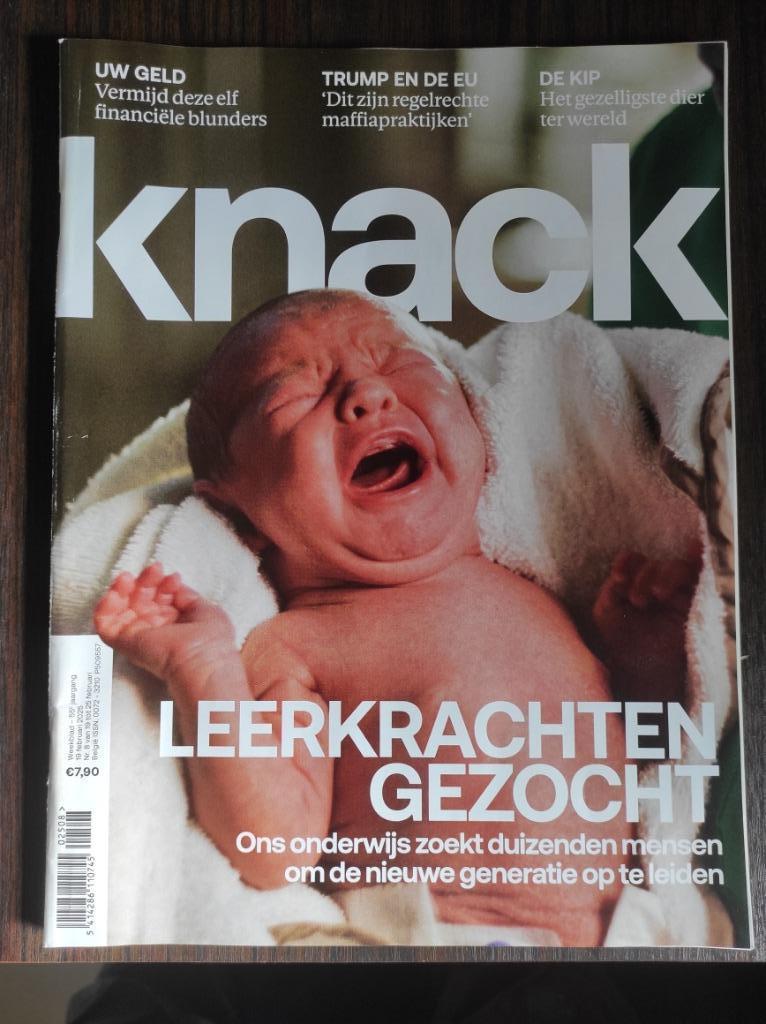 Knack weekblad > zie foto's voor alle inhoud > Ons onderwijs, Ophalen of Verzenden, 1980 tot heden, Tijdschrift
