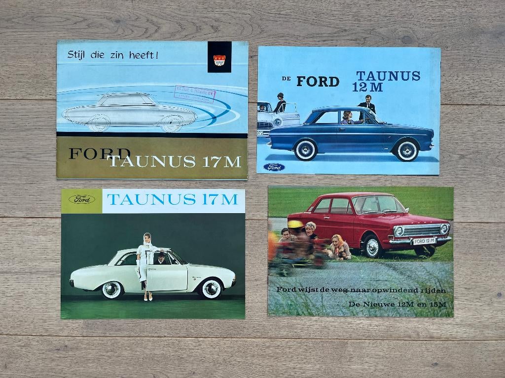 BROCHURES FORD 12 M, FORD 15 M, FORD 17 M ET FORD 20 M, Enlèvement ou Envoi, Ford