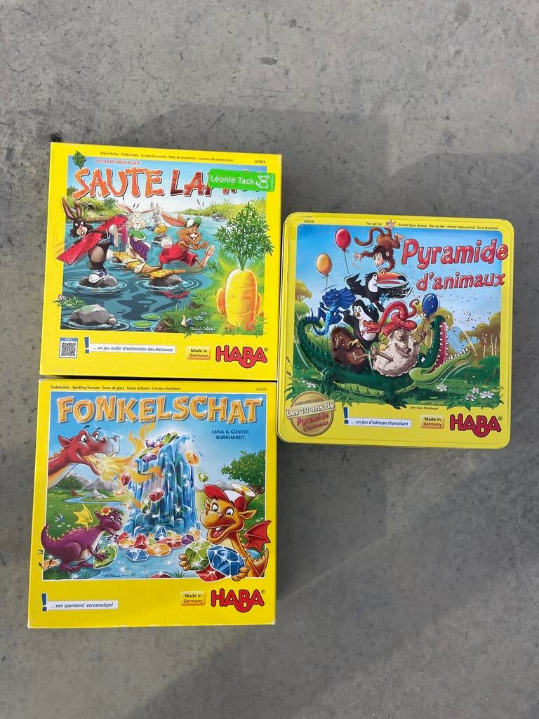 Haba - 3 jeux, Enlèvement ou Envoi, Utilisé