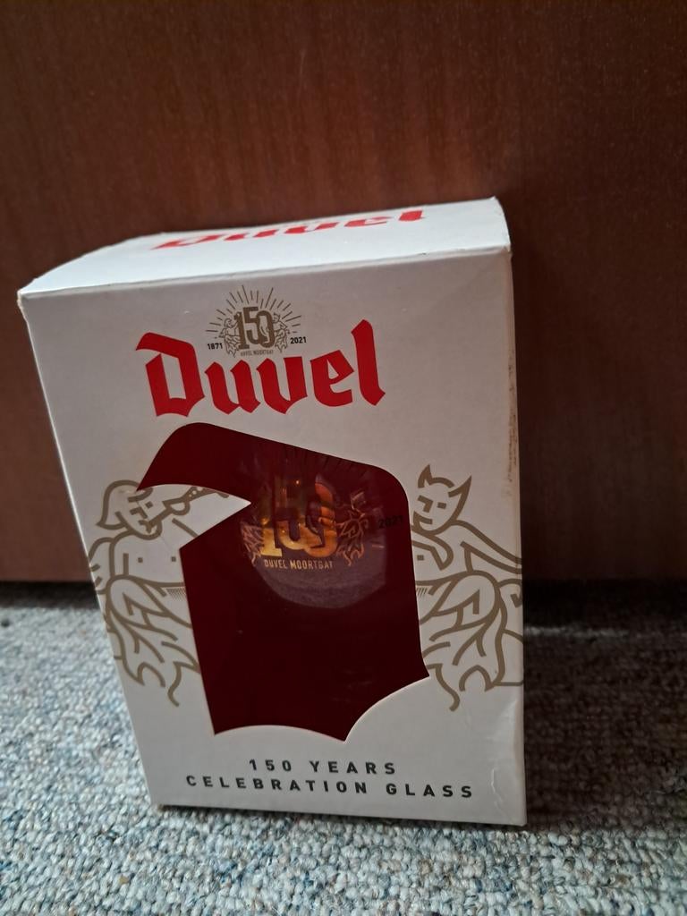 Duvel glas met doos, Ophalen, Duvel