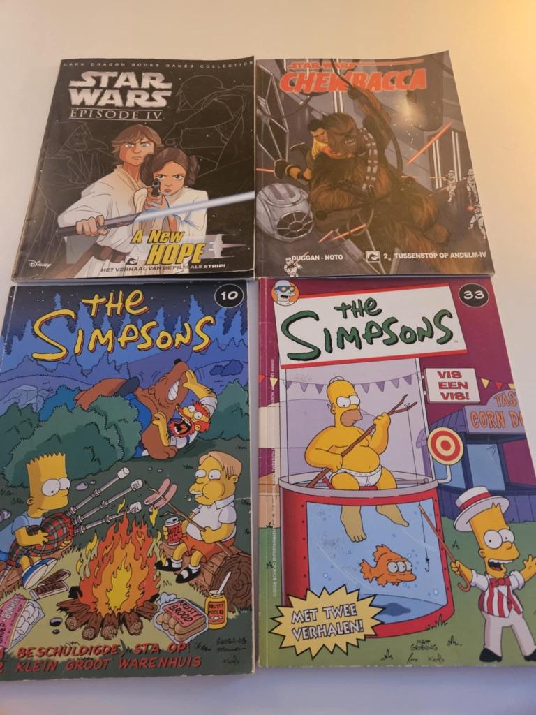Simpsons en Star Wars strips, Ophalen