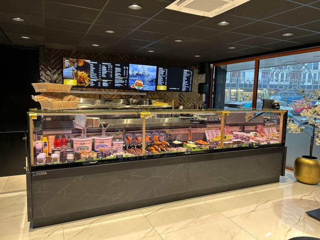 koeltoog winkelinrichting koeltoonbank plaatkoeling static, Zakelijke goederen, Horeca | Keukenapparatuur, Bakkerij en Slagerij