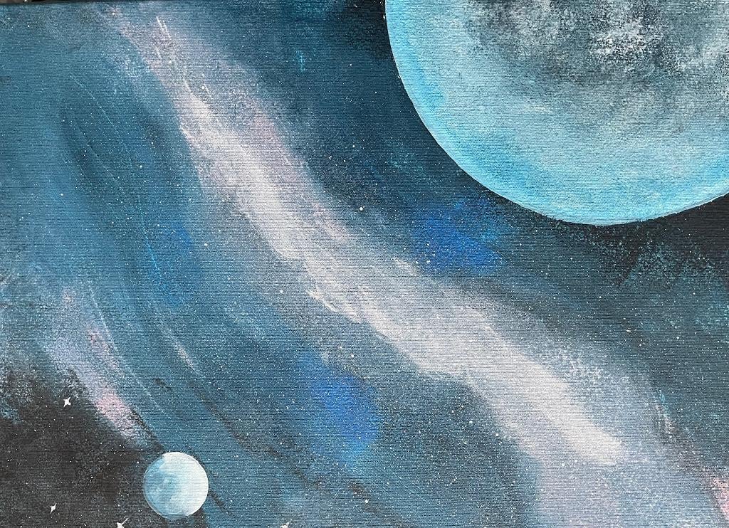 Schilderijen acrylwerkjes op doek, Antiek en Kunst, Kunst | Schilderijen | Modern, Ophalen