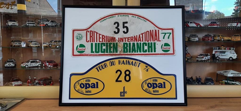 Plaques de rallye 1976 1977, Enlèvement ou Envoi, Comme neuf