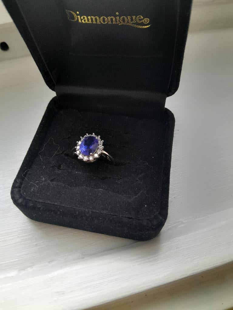 Kate Middleton verlovingsring - massief zilver, Nieuw, Kleiner dan 17, Dame, Zilver