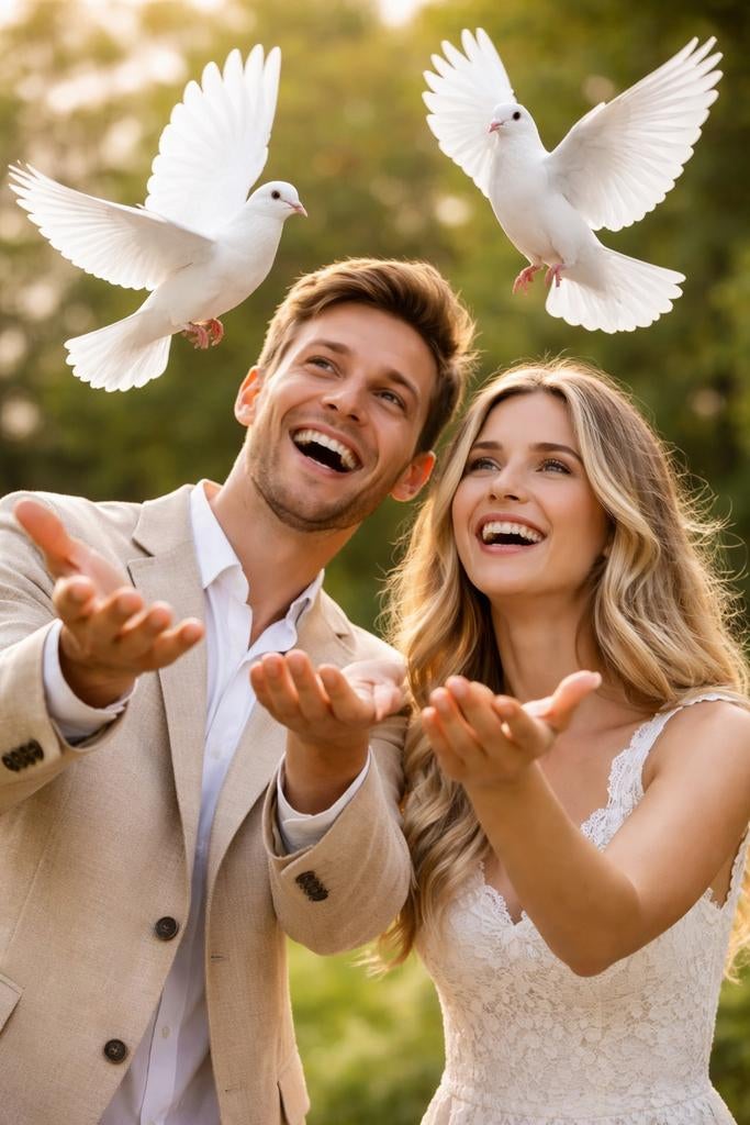 Te huur witte bruidsduiven, Dieren en Toebehoren