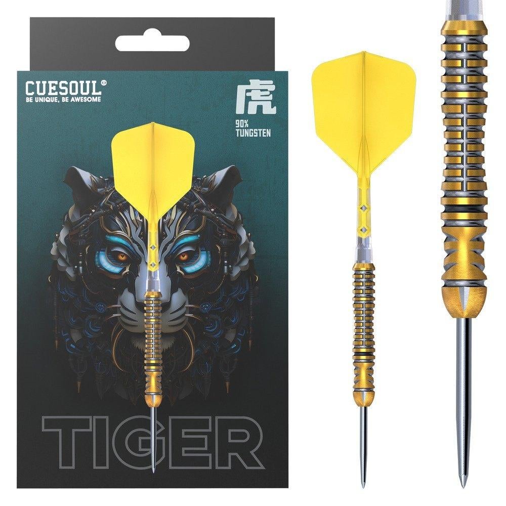 Cuesoul Zodiac Tiger 90% - Steel Tip Darts 23 GRAM, Sport en Fitness, Darts, Ophalen of Verzenden, Nieuw, Pijlen