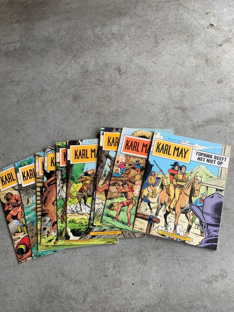 Strips Karl May, Boeken, Ophalen, Gelezen
