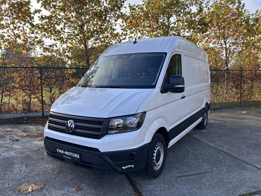 Volkswagen Crafter L3H3-FWD-Camera+Parkeerhulp-Afgewerkte La, Auto's, Bestelwagens en Lichte vracht, Voorwielaandrijving, Gebruikt