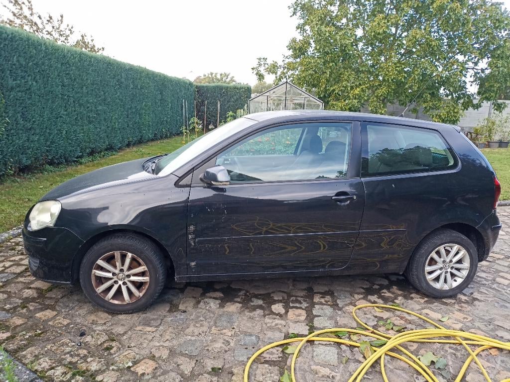 Volkswagen polo, Auto's, Voorwielaandrijving, Stof, Zwart, Alarm