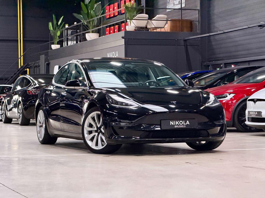 Tesla Model 3 LONG RANGE -ALL WHEEL DRIVE -FULL BLACK -AUTOP, Auto's, Tesla, Automaat, 4 deurs, Gebruikt, Vierwielaandrijving