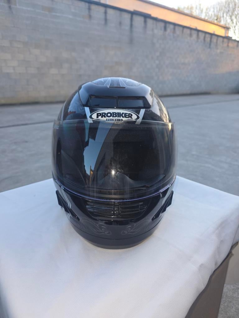 Casque intégral ProBiker SX, casque de moto presque neuf, Motos, Seconde main, Casque intégral, XS, Autres marques