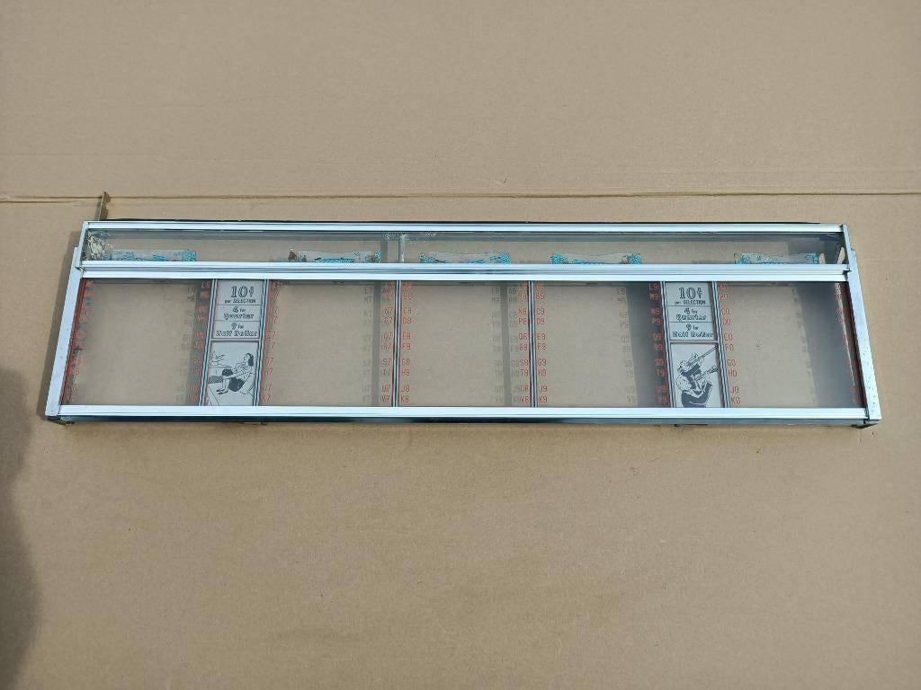 Titelrek Frame/ Top Glas Seeburg 201 (1958) jukebox, Verzenden, Seeburg