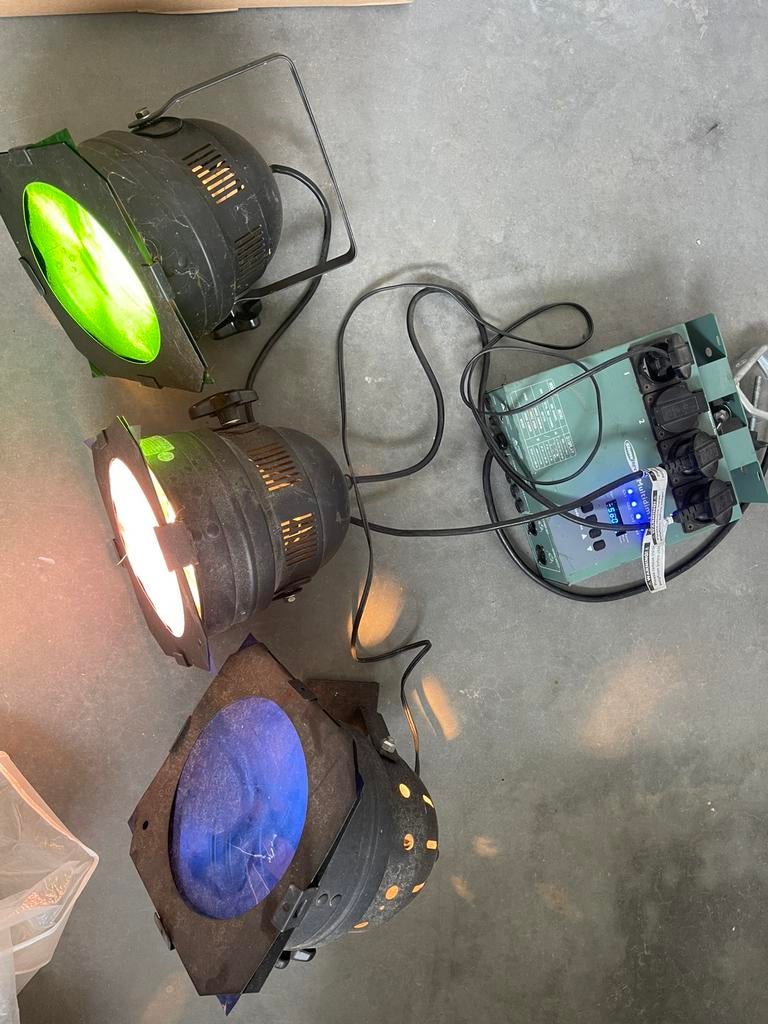 Vintage disco lights, Muziek en Instrumenten, Licht en Laser, Ophalen, Zo goed als nieuw