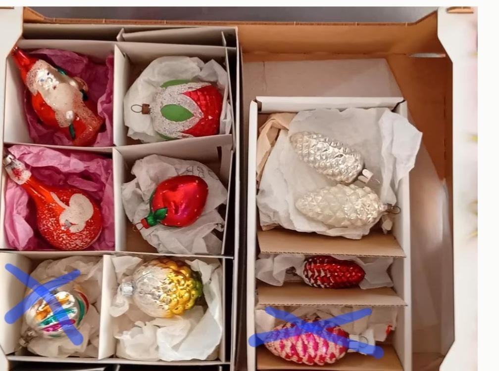 Oude kerstballen, Diversen, Kerst, Ophalen of Verzenden