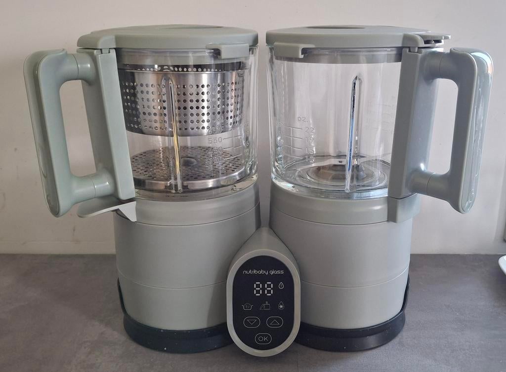 Robot cuiseur vapeur mixeur bébé en verre et inox, Enfants & Bébés, Enlèvement