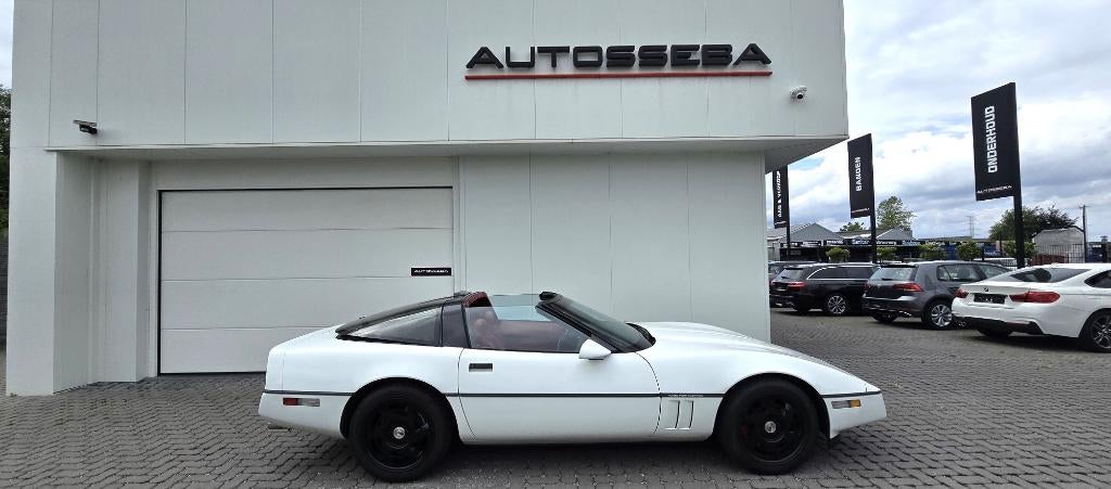 Chevrolet Corvette C4 5.7 V8 TARGA Oldtimer/Airco/Leder/Pano, Auto's, Chevrolet, Automaat, Achterwielaandrijving, Cabriolet, Wit