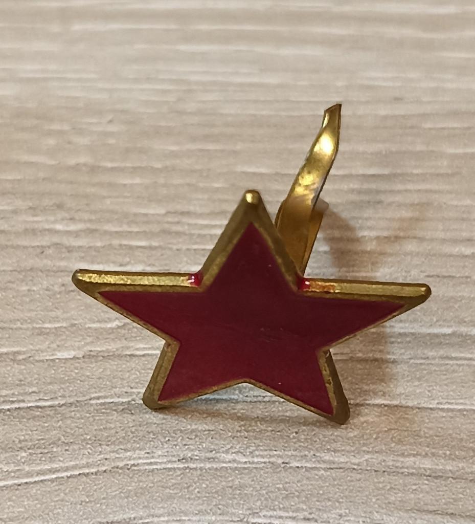Insigne de casquette Étoile  Rouge Russe post ww2, Collections, Envoi, Armée de terre, Emblème ou Badge