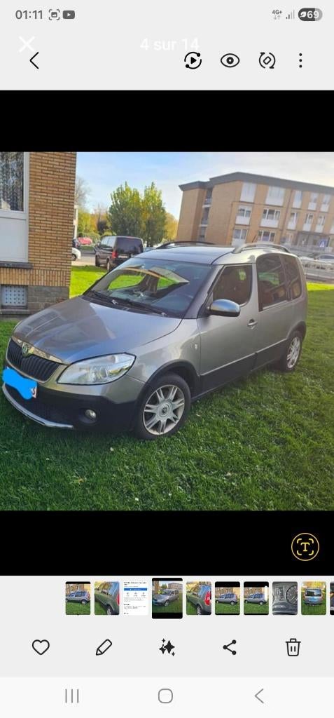 Skoda Roomster, Auto's, Euro 5, Stof, Elektrische ramen, Zwart
