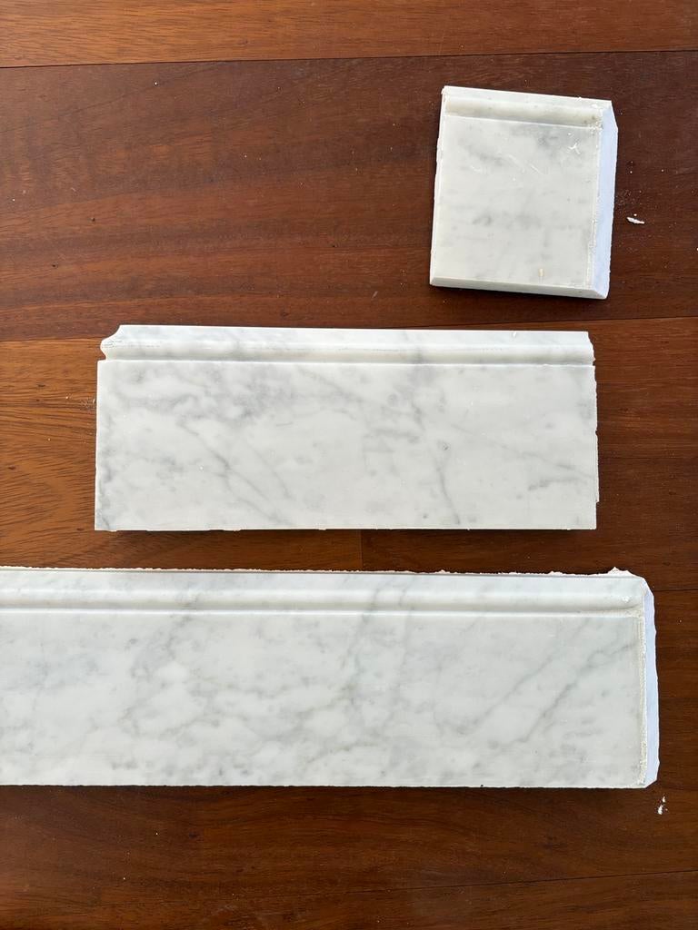 Marmeren plinten, Doe-het-zelf en Bouw, Ophalen, Gebruikt, Hardsteen, Minder dan 100 cm