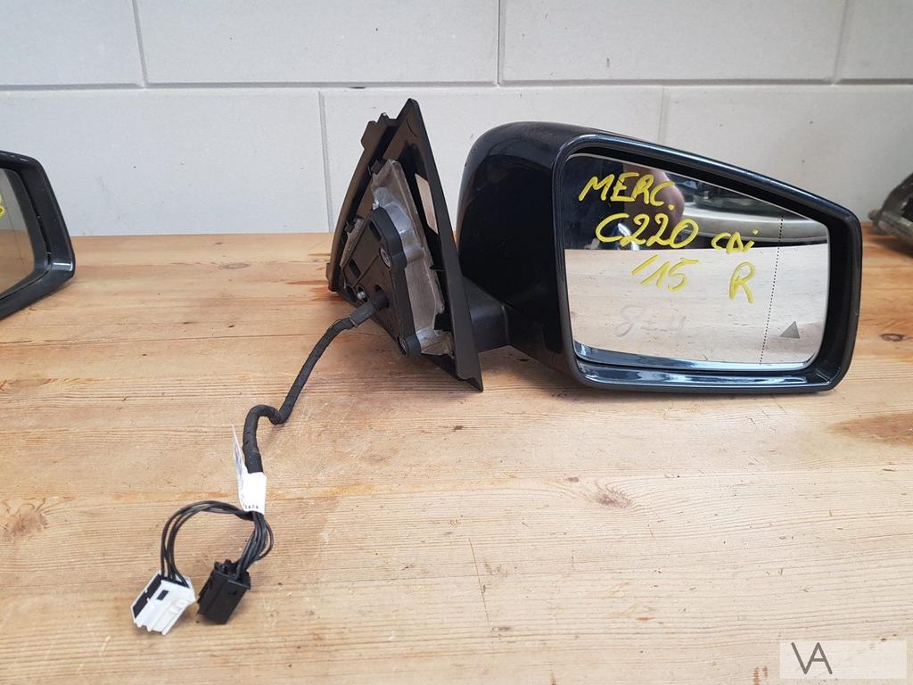 Mercedes C klasse W204 facelift spiegel dodehoek 12dr €150, Gebruikt, -, Ophalen of Verzenden, -