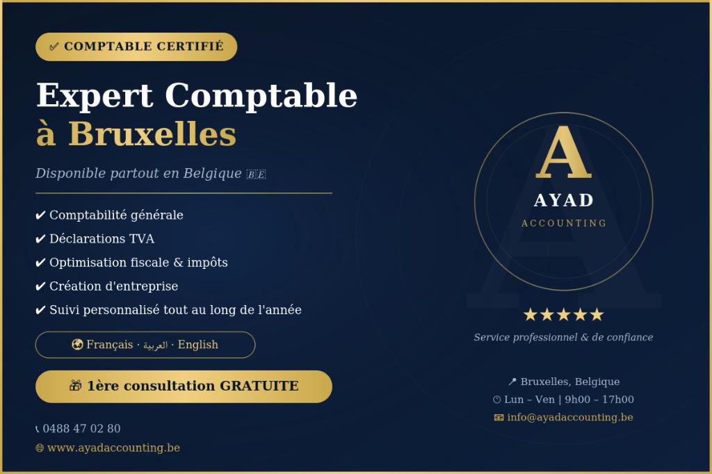 Comptable à Bruxelles — Indépendants & PME |