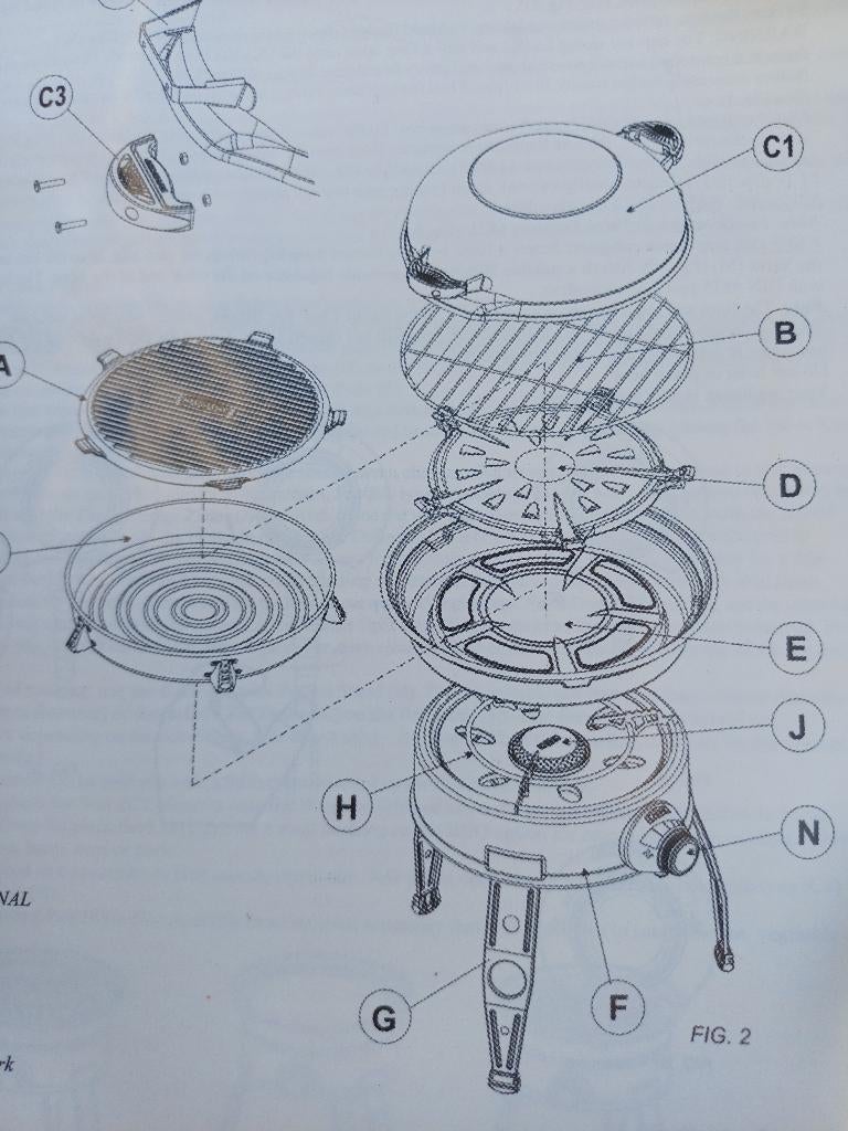 CADAC  SAFARI GRILSET, Tuin en Terras, Ophalen, Zo goed als nieuw, Outdoor chef