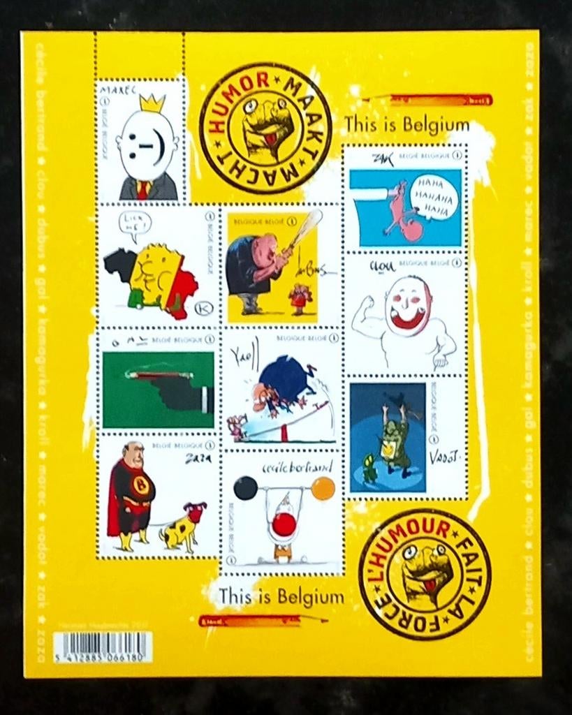 2010 De Belgische couturiers blokkeren 180 MNH **, Postzegels en Munten, Postzegels | Europa | België, Verzenden, Orginele gom