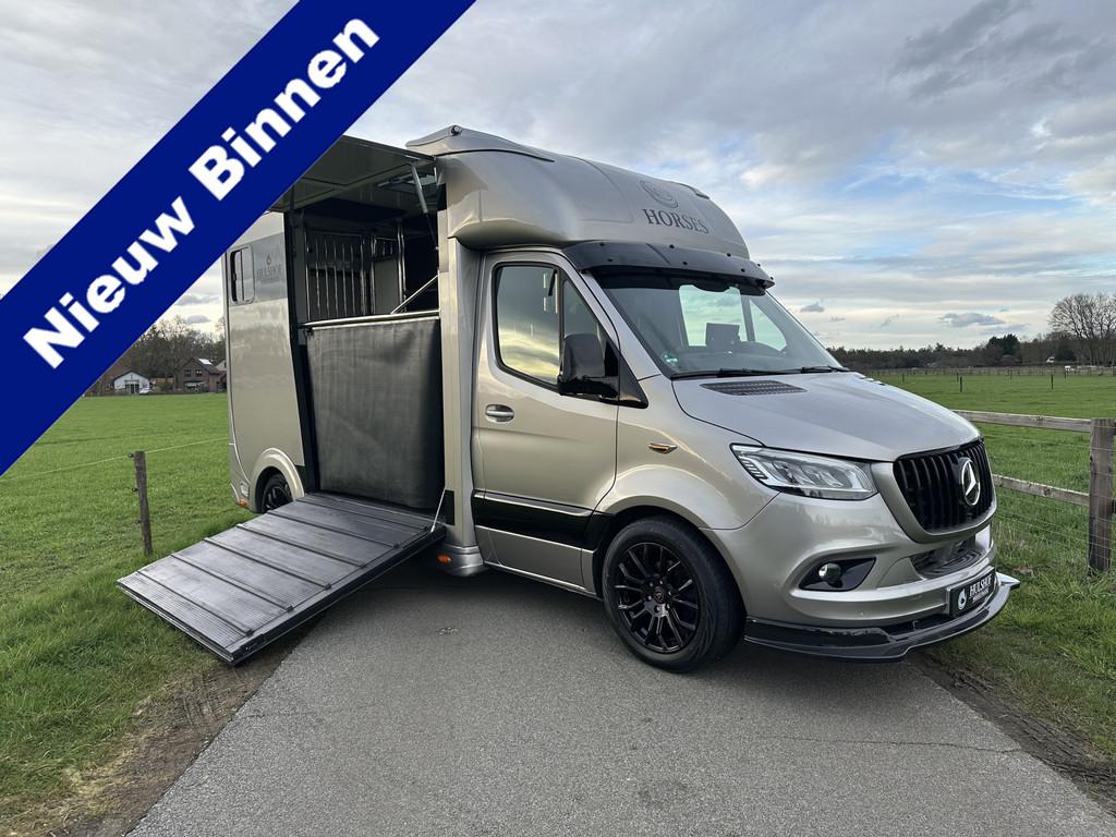 Mercedes-Benz Sprinter 315 AMG 2-paards paardenvrachtwagen B, Dieren en Toebehoren, Paarden en Pony's | Trailers en Aanhangwagens