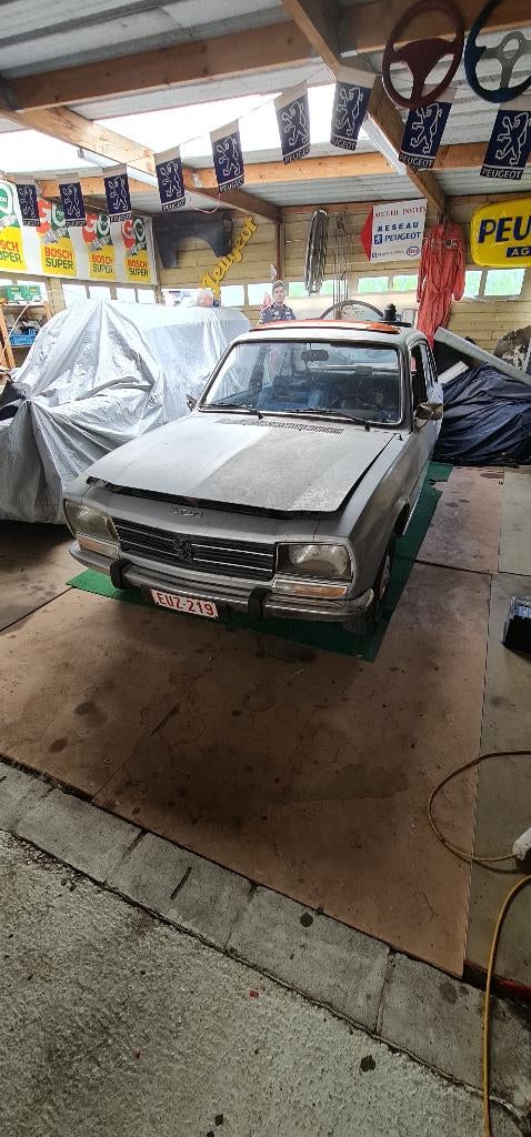 peugeot 504 gld, 4 deurs, 2300 cc, Particulier, Blauw