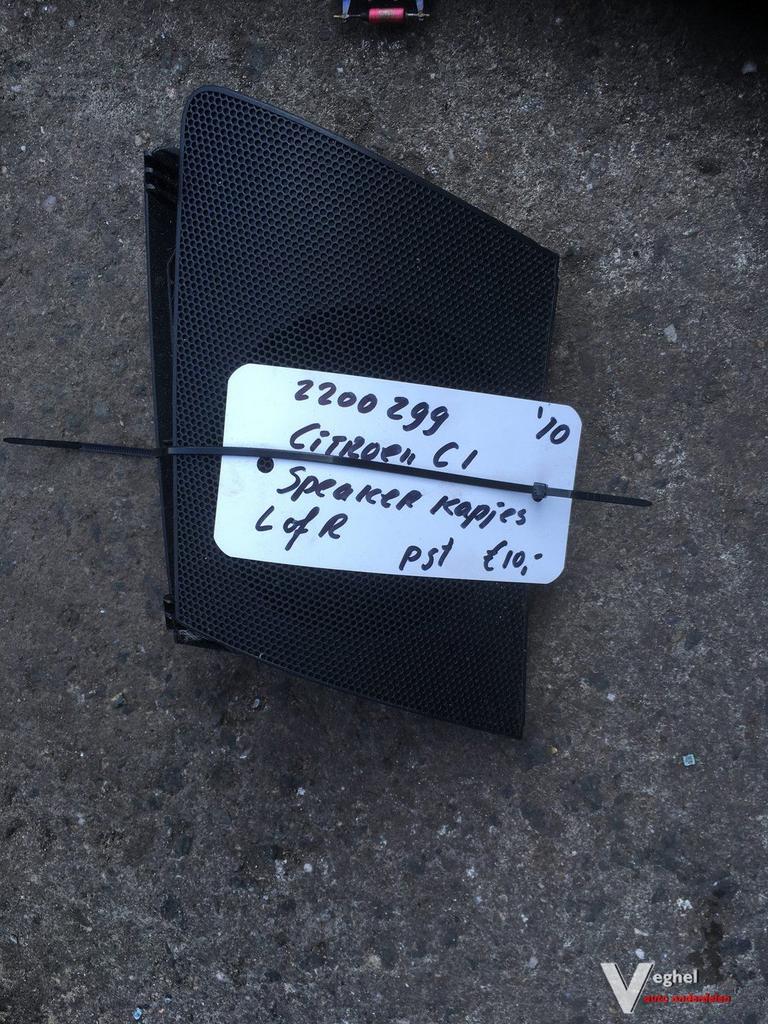 Citroen C 1 2009 1.0 Speaker afdekkap L+R, Ophalen of Verzenden, -, -, -